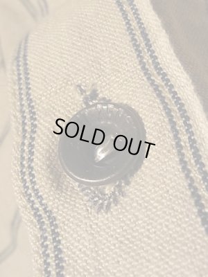 画像6: ユーロ イタリアンヘビーリネンストライプシャツ ベージュ