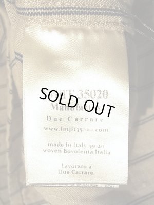 画像10: ユーロ イタリアンヘビーリネンストライプシャツ ベージュ