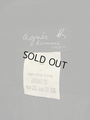 画像6: agnes b.（アニエスベー） ロングスリーブコットンシャツ ブラック
