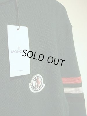 画像6: デッドストック MONCLER（モンクレー） 袖ライン 鹿の子セーター グリーン