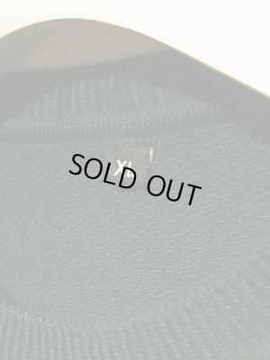 画像4: デッドストック MONCLER（モンクレー） 袖ライン 鹿の子セーター グリーン