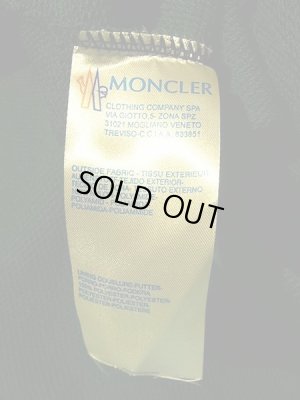 画像10: デッドストック MONCLER（モンクレー） 袖ライン 鹿の子セーター グリーン