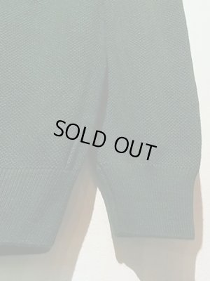 画像8: デッドストック MONCLER（モンクレー） 袖ライン 鹿の子セーター グリーン