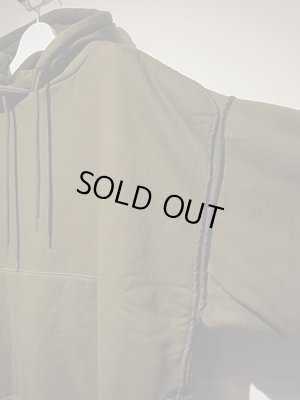 画像3: YOKE（ヨーク） パイピングワイドパーカ オリーブ