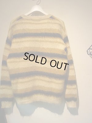 画像8: UNUSED（アンユーズド） ボーダーモヘアカーディガン