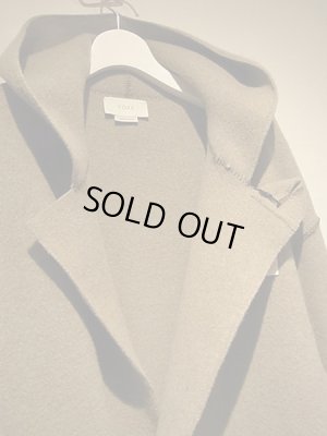 画像4: YOKE（ヨーク） 7Gミラノリブフーデッドコート グレージュ