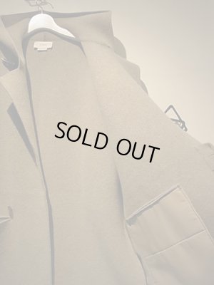 画像8: YOKE（ヨーク） 7Gミラノリブフーデッドコート グレージュ