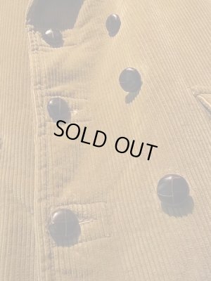 画像6: ユーロヴィンテージ イングランド製 Gloverall（グローバーオール） コーデュロイランチコート キャメル系ブラウン