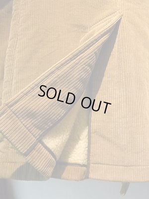 画像12: ユーロヴィンテージ イングランド製 Gloverall（グローバーオール） コーデュロイランチコート キャメル系ブラウン