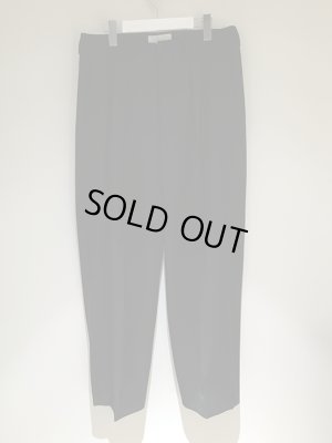 画像2: YOKE（ヨーク） 1タックワイドトラウザーズ ブラック