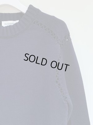 画像4: JIL SANDER（ジルサンダー） クルーネック コットンニット ネイビー