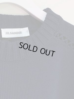 画像3: JIL SANDER（ジルサンダー） クルーネック コットンニット ネイビー