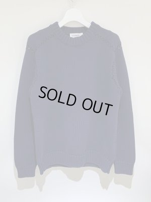 画像2: JIL SANDER（ジルサンダー） クルーネック コットンニット ネイビー