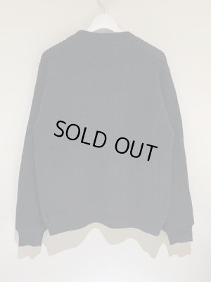 画像6: UNUSED（アンユーズド） リネンミックスコットンセーター ブラック