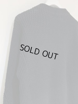 画像7: UNUSED（アンユーズド） リネンミックスコットンセーター ブラック