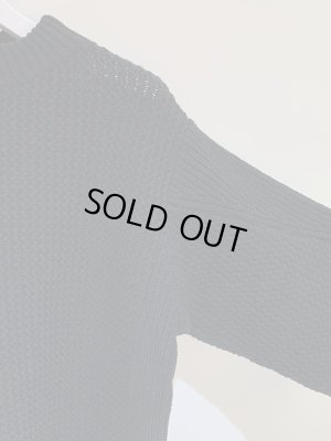 画像4: UNUSED（アンユーズド） リネンミックスコットンセーター ブラック