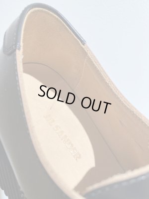 画像5: JIL SANDER（ジルサンダー） プレーントゥ レザーシューズ ブラック