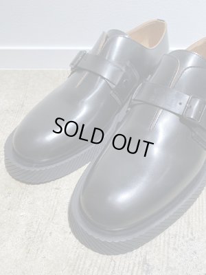 画像2: JIL SANDER（ジルサンダー） モンクストラップ レザーシューズ ブラック