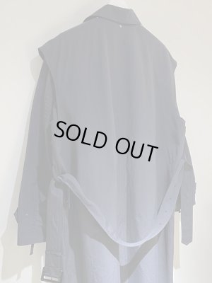 画像17: YOKE（ヨーク） デタッチャブル ダスターコート ネイビー