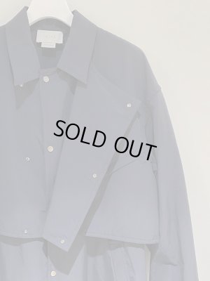 画像5: YOKE（ヨーク） デタッチャブル ダスターコート ネイビー