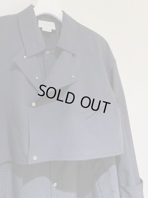 画像4: YOKE（ヨーク） デタッチャブル ダスターコート ネイビー