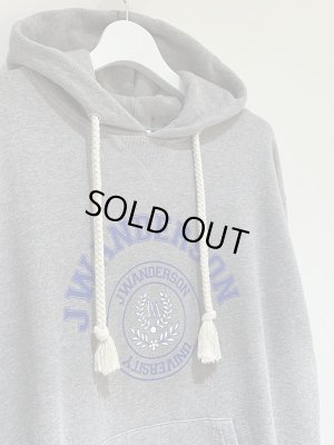 画像3: JW ANDERSON（JWアンダーソン） カレッジプリント スウェットフーディー グレー