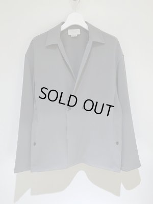 画像2: YOKE（ヨーク） シャツカーディガン ブルーグレー