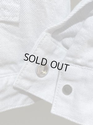 画像6: YOKE（ヨーク） ワイドデニムブルゾン スノーグレー