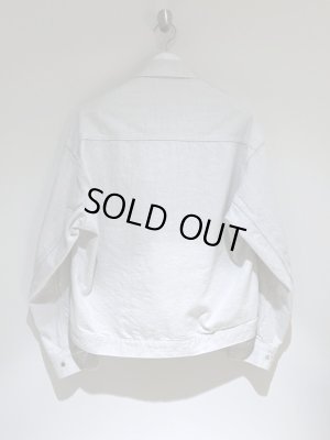 画像7: YOKE（ヨーク） ワイドデニムブルゾン スノーグレー