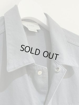 画像4: YOKE（ヨーク） ワイドデニムブルゾン スチールグリーン