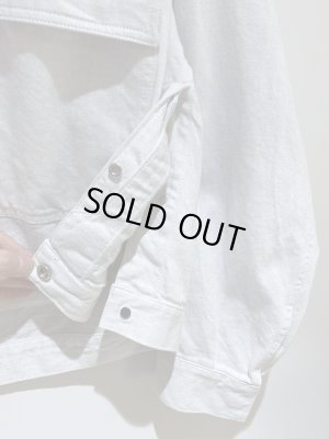 画像5: YOKE（ヨーク） ワイドデニムブルゾン スノーグレー