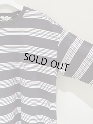 画像4: UNUSED（アンユーズド） ボーダー ロングスリーブTシャツ チャコールグレー