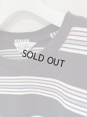 画像3: UNUSED（アンユーズド） ボーダー ロングスリーブTシャツ チャコールグレー