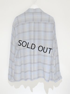 画像7: YOKE（ヨーク） オーバーサイズレーヨンシャツ ブルー