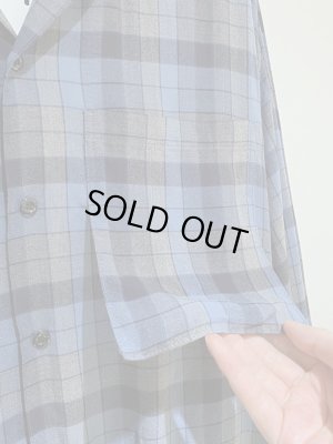 画像4: YOKE（ヨーク） オーバーサイズレーヨンシャツ ブルー