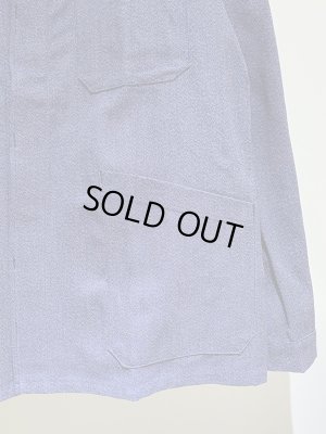 画像6: ユーロヴィンテージ デッドストック Lutteurs ワークジャケット 杢ブルー （54）