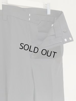 画像5: UNUSED（アンユーズド） ウール×シルクミックストラウザーズ ブラック