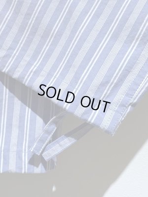 画像6: UNUSED（アンユーズド） ストライプカーゴパンツ ブルー