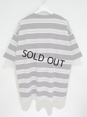 画像6: UNUSED（アンユーズド） レトロボーダーポケットTシャツ チャコールグレー