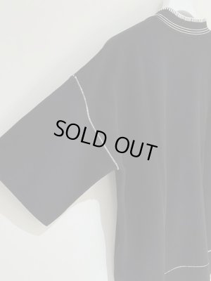 画像8: JIL SANDER（ジルサンダー） VネックニットTシャツ ブラック