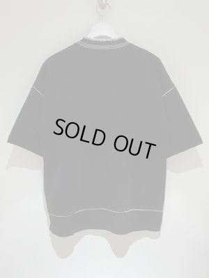 画像7: JIL SANDER（ジルサンダー） VネックニットTシャツ ブラック