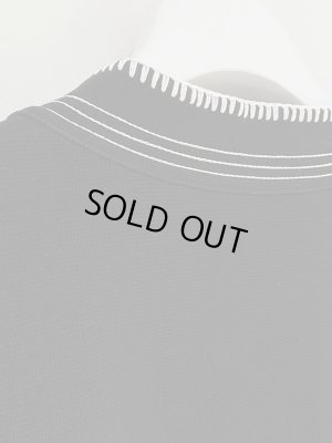 画像9: JIL SANDER（ジルサンダー） VネックニットTシャツ ブラック