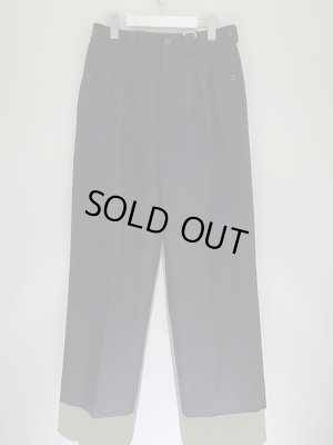 画像2: YOKE（ヨーク） ウールカルゼフレンチグルカトラウザーズ ダークネイビー