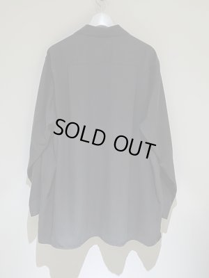 画像7: YOKE（ヨーク） ビッグフラップロングシャツ フォグブラック