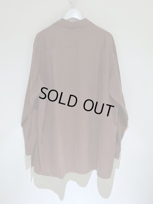 画像7: YOKE（ヨーク） ビッグフラップロングシャツ ブリックブラウン