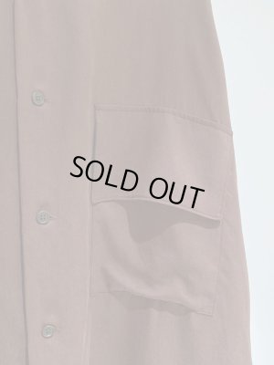 画像4: YOKE（ヨーク） ビッグフラップロングシャツ ブリックブラウン