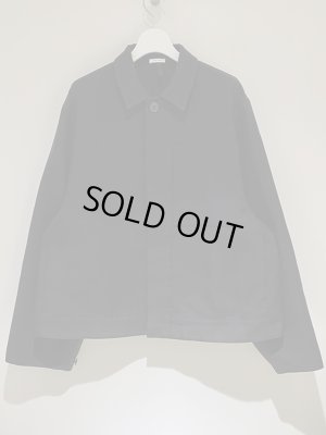 画像2: JIL SANDER（ジルサンダー） ヘビーコットンワイドブルゾン ブラック