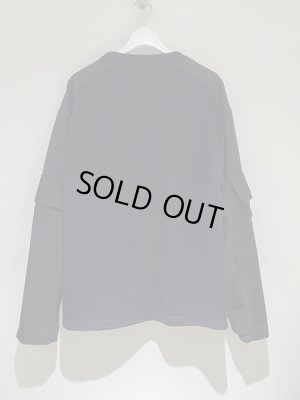 画像7: MARNI（マルニ） ウール×ポリアミド クルーネックプルオーバー ダークネイビー