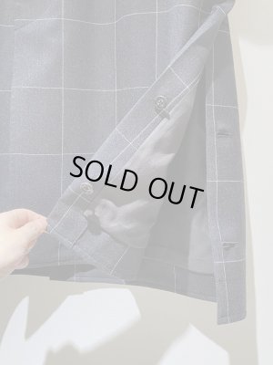 画像7: YOKE（ヨーク） オーバーサイズバルカラーコート ネイビーチェック