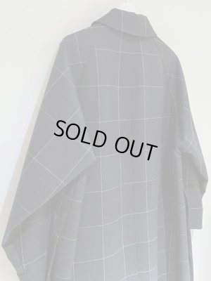 画像10: YOKE（ヨーク） オーバーサイズバルカラーコート ネイビーチェック